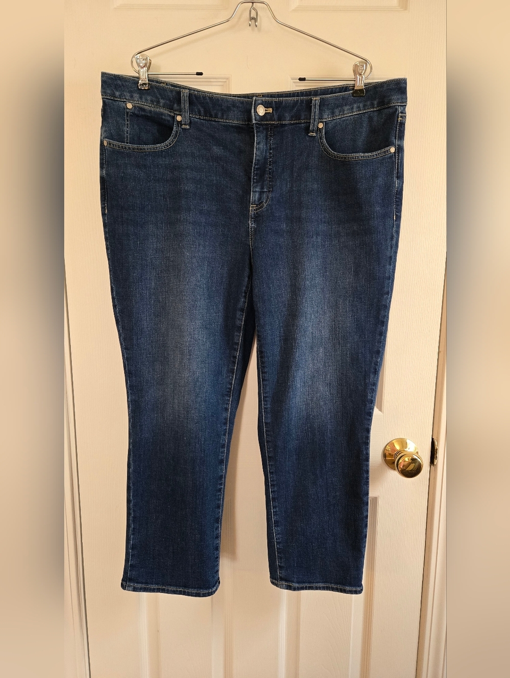 Talbots Straight Leg Crop Jeans. 16W